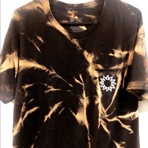 Hippie acid wash t shirt